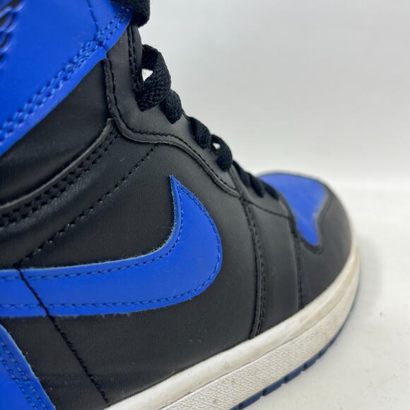 NIKE Air Jordan 1 Retro High OG Sneakers Mens 13 555088-040 Black Royal Blue main image 4